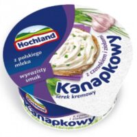 Hochland - serek kanapkowy - z czosnkiem i ziolami 130g