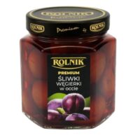 Rolnik, Beach Flower - Owoce - Śliwki węgierki w occie 560 ml