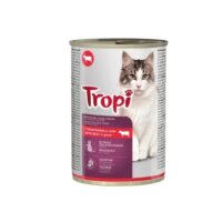 Tropi – karma dla kota - Kawałki d k z wołowiną 415g