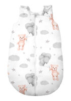 ŚPIWOREK DO SPANIA NIEMOWLĘCY BAWEŁNA 100% PRODUKT POLSKI - TEDDY, Całoroczny 0-6m