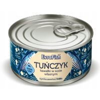 EVRAFISH – konserwy rybne - Tuńczyk kawałki w sosie własnym 170g