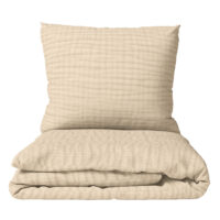 CZTERY SŁONIE Pościel Dziecięca do Łóżeczka 2el PRODUKT POLSKI - Pościel Muślinowa Beige, 135x100