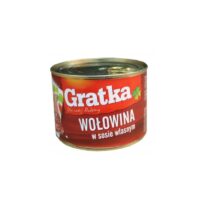 Sokołów – dania w konserwie - WOŁOWINA W SOSIE 525g GRATKA