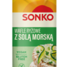 Wafle ryżowe z solą morską Sonko 130g