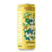 Wody kokosowe - WODA KOKOSOWA Z MŁODEGO KOKOSA Z SOKIEM ANANASOWYM 320ml, 1 szt