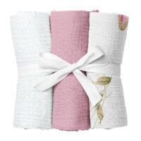 Pieluchy Muślinowe Kreszowane Zestaw PREMIUM - Zestaw 10 Cztery Słonie