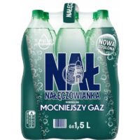 Woda Nałęczowianka - Nałęczowianka mocno gazowana 1,5 l – zestaw 6 butelek