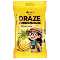 Skawa - draże - Draże BANANOWE PODRÓŻNICZKI 70g