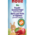 Przekąski dla Dzieci, Holle - Batonik Owocowo - Warzywny Jabłko - Marchew