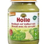 Holle Bio Słoiczki - BIO Brokuły z Ryżem 5m+