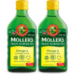 Trany Norweskie, 250ml, Moller's - Cytrynowy, 2 szt.