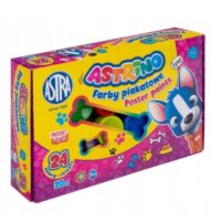 Astra Przybory Szkolne Biurowe - Farby plakatowe Astrino 24 kolory 20ml