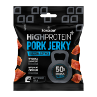 Sokołów - Kabanosy i Mięsne Przekąski - HIGH PROTEIN PORK JERKY HIGH PROTEIN 25G