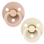 Smoczek Uspokajający Anatomiczny, 2szt., BIBS - IVORY & BLUSH, 6 m+