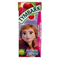 Tymbark Sok 100% w Kartoniku, 200ml - Malina - Jabłko - Wiśnia - Winogrono