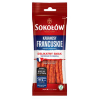 Sokołów - Kabanosy i Mięsne Przekąski - GOLD KABANOSY FRANCUSKIE 100G