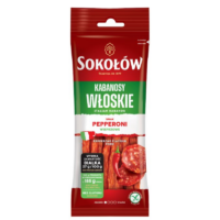 Sokołów - Kabanosy i Mięsne Przekąski - GOLD KABANOSY WŁOSKIE 100 G