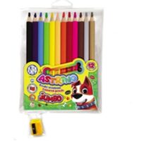 Bambino, Astra - Kredki - Astrino okrągłe jumbo 12 kolorów