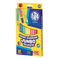 Bambino, Astra - Kredki - jumbo trójkątne 12 kolorów