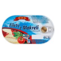 MK – konserwy rybne - Filety z makreli w sosie pomidorowym 170g