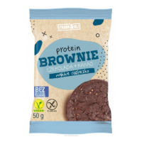 Frank Oli – Protein ciasteczka - Brownie Wegańskie bez dodatku cukru 50G