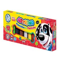 Astra Przybory Szkolne Biurowe - Plastelina Astrino 12 kolorów