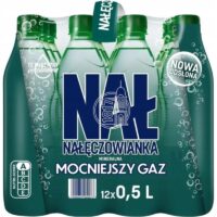 Woda Nałęczowianka - Nałęczowianka mocniej gazowana 0,5 l – zgrzewka 12 sztuk