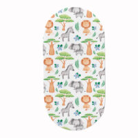 PRZEŚCIERADŁO DO GONDOLI WÓZKA KOŁYSKI BAWEŁNA, Cztery Słonie - Sawanna