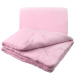 CZTERY SŁONIE Pościel Dziecięca do Łóżeczka 2el PRODUKT POLSKI - Pościel Muślinowa z Wypełnieniem Rose Blush, 120x90