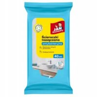 Jan Niezbędny chusteczki nasączone do czyszczenia i ściereczki - Ściereczki nasączane antybakteryjne 40szt.