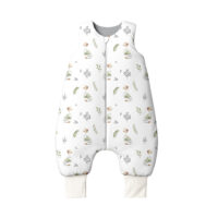 ŚPIWOREK DO SPANIA NIEMOWLĘCY BAWEŁNA 100% PRODUKT POLSKI - GĘSI, SZARY, Całoroczny 0-12m