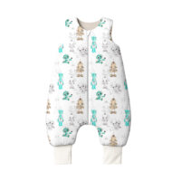 ŚPIWOREK DO SPANIA NIEMOWLĘCY BAWEŁNA 100% PRODUKT POLSKI - ROBOTY DUŻE, BEŻOWY, Całoroczny 0-12m