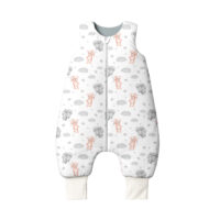 ŚPIWOREK DO SPANIA NIEMOWLĘCY BAWEŁNA 100% PRODUKT POLSKI - TEDDY, SZARY, Całoroczny 0-12m