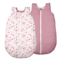 ŚPIWOREK DO SPANIA NIEMOWLĘCY BAWEŁNA 100% PRODUKT POLSKI - GĘSI SEN, RÓŻ, Zimowy