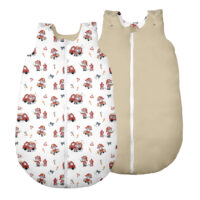 ŚPIWOREK DO SPANIA NIEMOWLĘCY BAWEŁNA 100% PRODUKT POLSKI - STRAŻAK MIŚ, PIASKOWY, Zimowy