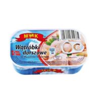 MK – konserwy rybne - MK Wątróbki z dorsza w tłuszczu własnym 115g