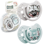 Smoczki Dynamiczne Silikonowe, 2szt., Lovi - Wild Soul Boy, 3-6m