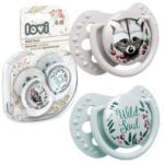 Smoczki Dynamiczne Silikonowe, 2szt., Lovi - Wild Soul Boy, 6-18m