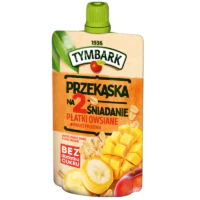 Przekąska Na Drugie Śniadanie Tubka 100g, Tymbark - PŁATKI OWSIANE + OWOCE POŁUDNIA