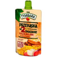 Przekąska Na Drugie Śniadanie Tubka 100g, Tymbark - KASZA JAGLANA + JABŁKO CYNAMON