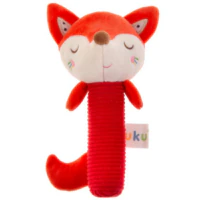 Grzechotki Sensoryczne dla Dzieci - Grzechotka Piszczek LISEK Akuku