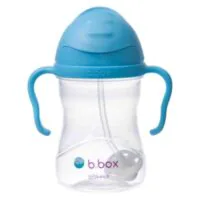 Bidon ze Słomką, 240ml, B.Box - Borówkowy