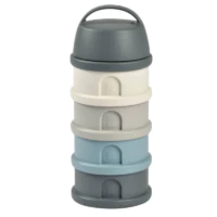 Pojemnik na Mleko w Proszku - Beaba Mineral Grey-Blue
