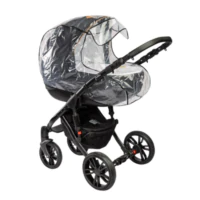 Akcesoria do Wózka Folia Przeciwdeszczowa Uchwyty na Torbę - Folia Na Wózek Głęboki