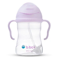 Bidon ze Słomką, 240ml, B.Box - Boysenberry