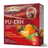Big-Active (Herbapol) Herbata owocowa - Czerwona o smaku mandarynki z trawą cytrynową 40szt
