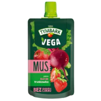 Tymbark Mus Warzywa Owoce, 100g - Jabłko - Burak - Truskawka