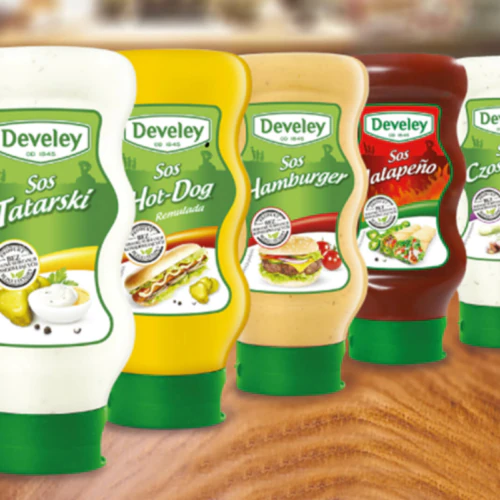 Develey sosy, ketchupy, majonezy, octy