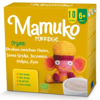 Organiczne Kaszki Mamuko 200g - Owies - Jasna Gryka - Jęczmień - Orkisz - Żyto 6m+