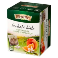 Big-Active – Herbata biała - Z brzoskwinią i kwiatem pomarańczy